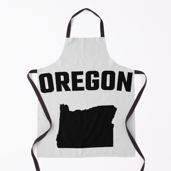 Item preview, Oregon State Silhouette - Classic Black Map Design designed and sold by mashmosh.