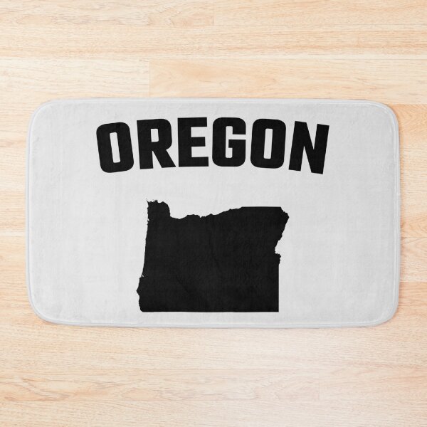 Item preview, Oregon State Silhouette - Classic Black Map Design designed and sold by mashmosh.