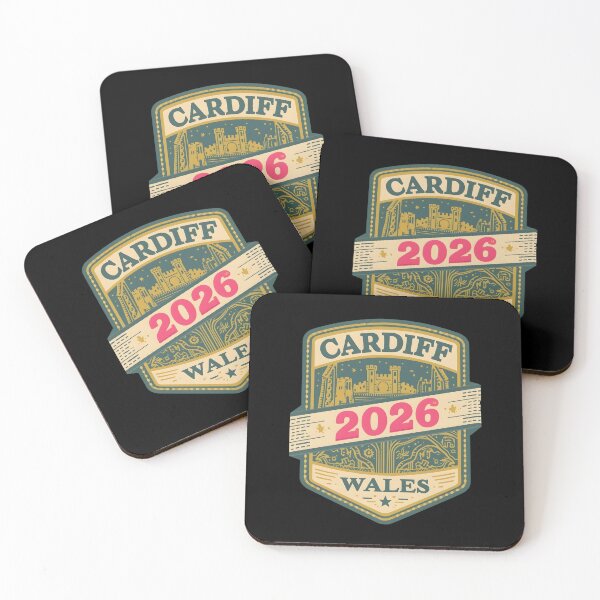Item preview, Cardiff 2026 Vintage Travel Badge Graphic T-Shirt - Wales Retro Design designed and sold by FestivityFinds.