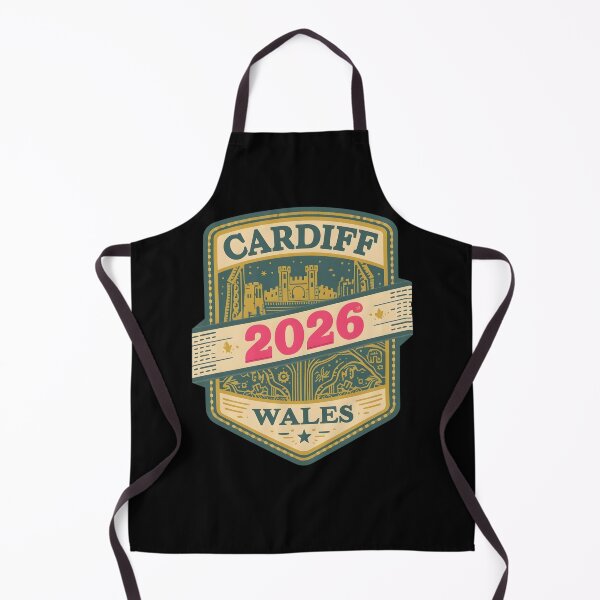 Item preview, Cardiff 2026 Vintage Travel Badge Graphic T-Shirt - Wales Retro Design designed and sold by FestivityFinds.