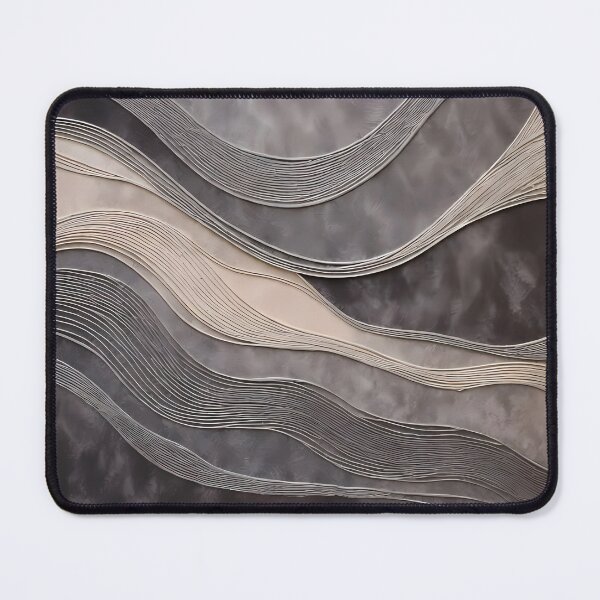 Item preview, Monochrome Wavy Abstract Texture (image size 7840x11680) designed and sold by Digital-Davinci.