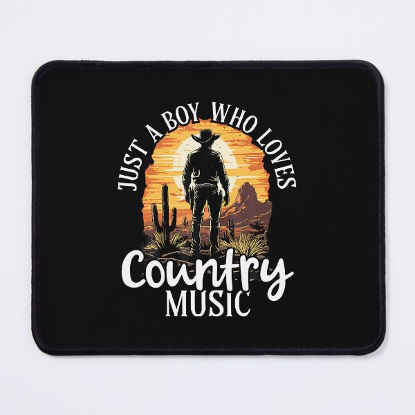 Item preview, Just A Boy Who Loves Country Music designed and sold by vaharisanic.