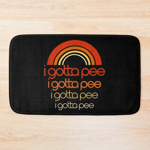 Item preview, I Gotta Pee Funny Retro Rainbow Typography Bathroom Humor Design designed and sold by Phil Ben.
