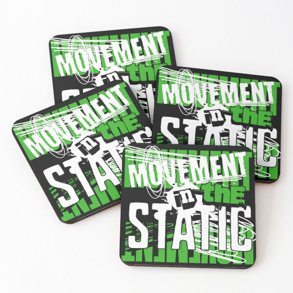 Item preview, Modern Edgy Typography Static Movement Abstract Art Print designed and sold by GenZFashion000.