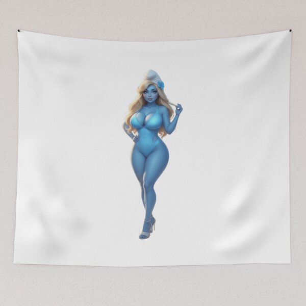 Item preview, Stroumphette in a bathing suit, well fleshed and luscious. designed and sold by JonathanP514.