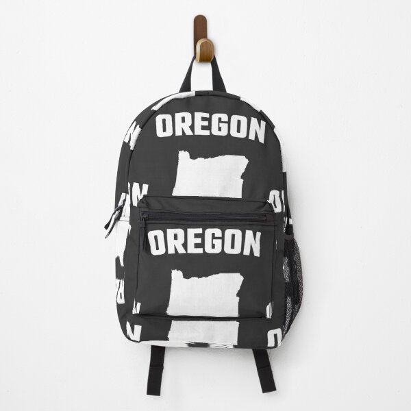 Item preview, Oregon State Silhouette - Classic Bold White Map Design designed and sold by mashmosh.