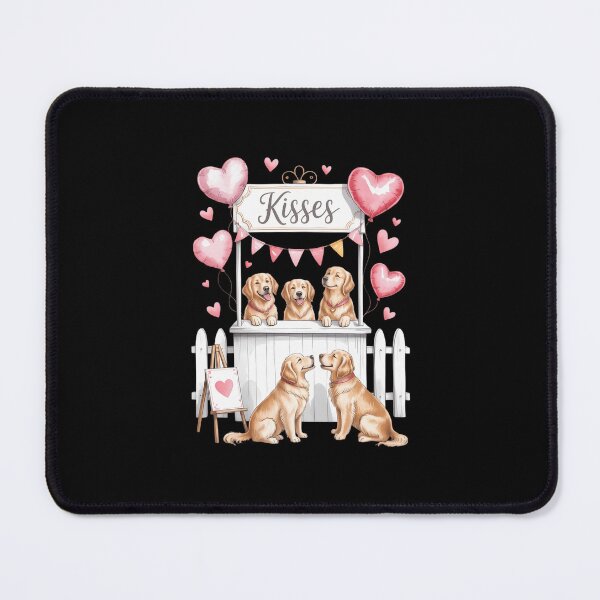 Item preview, Golden Dog Kisses Golden Retriever Valentine's Day designed and sold by EllenJast.
