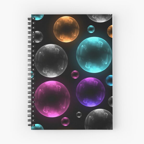 Item preview, Glow Bubble Orbit Pattern designed and sold by Kaleidoscope Print.