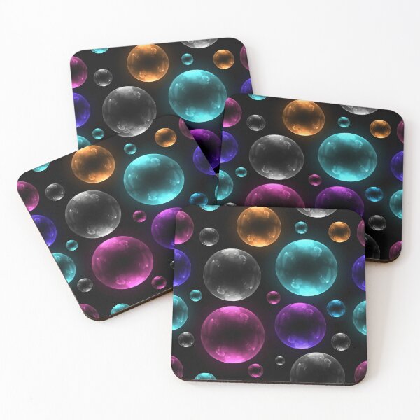 Item preview, Glow Bubble Orbit Pattern designed and sold by Kaleidoscope Print.