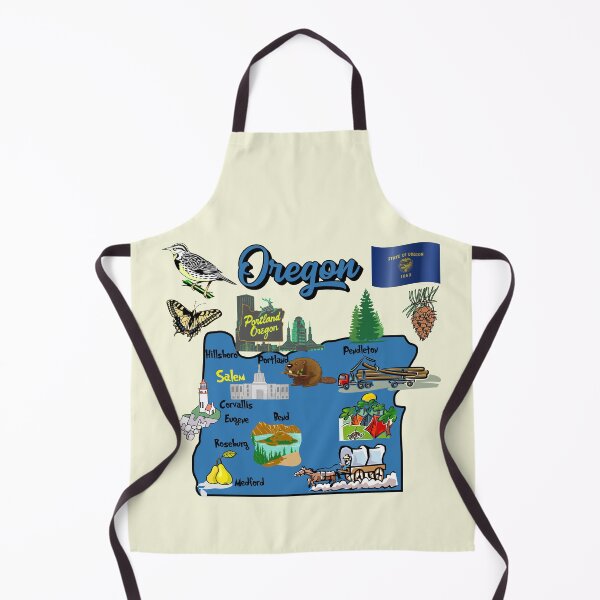 Item preview, Oregon Pride, The Ultimate State Landmarks & Icons Map designed and sold by mashmosh.