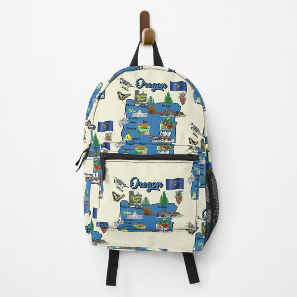Item preview, Oregon Pride, The Ultimate State Landmarks & Icons Map designed and sold by mashmosh.
