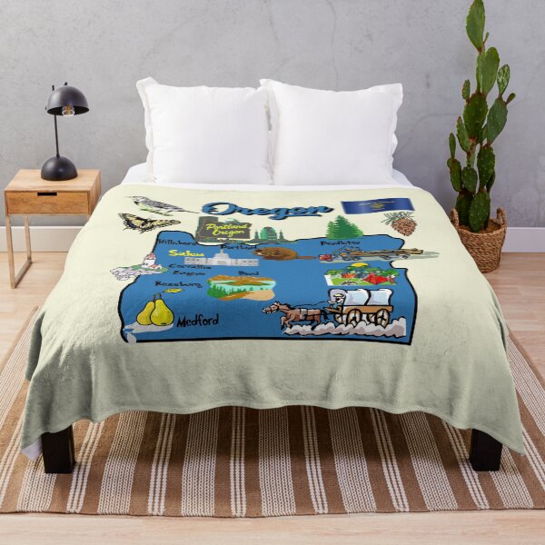 Item preview, Oregon Pride, The Ultimate State Landmarks & Icons Map designed and sold by mashmosh.