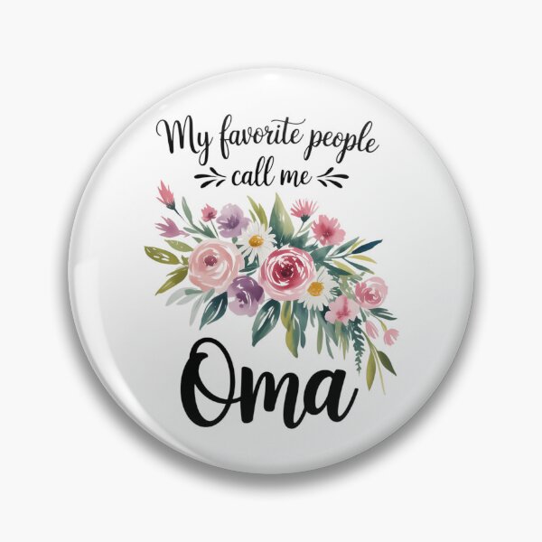 Item preview, My Favorite People Call Me Oma Floral Grandma Mothers Day designed and sold by EllenJast.