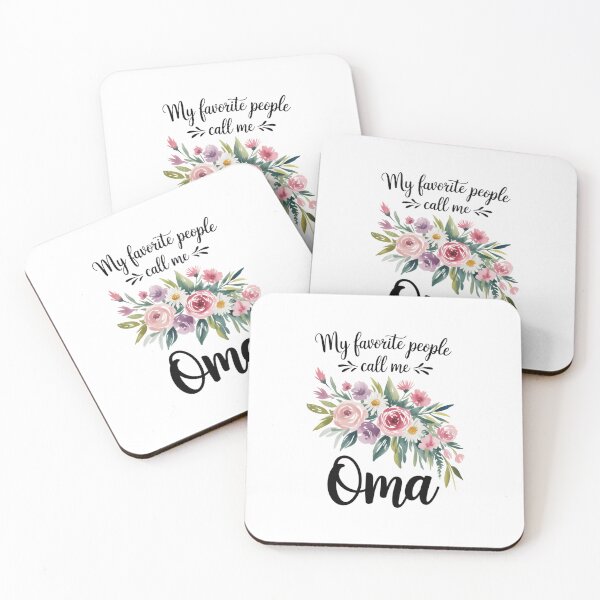 Item preview, My Favorite People Call Me Oma Floral Grandma Mothers Day designed and sold by EllenJast.