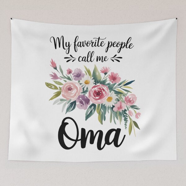 Item preview, My Favorite People Call Me Oma Floral Grandma Mothers Day designed and sold by EllenJast.