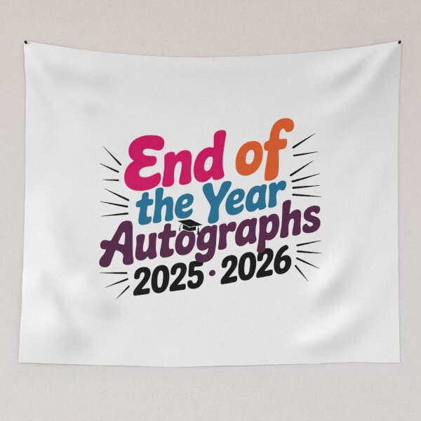 Item preview, End Of The Year Autographs 2026 Last Day of School Signing designed and sold by EllenJast.