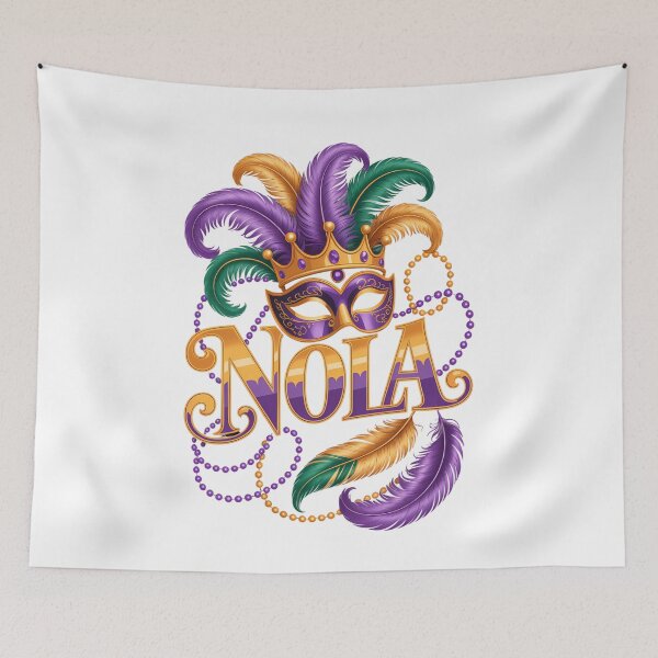 Item preview, NOLA New Orleans Mardi Gras 2026 designed and sold by EllenJast.