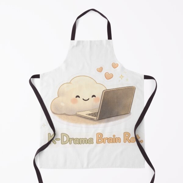 Item preview, K-Drama Brain Rot | Cute Cozy K-Drama Sticker designed and sold by Soft Seoul Studio.