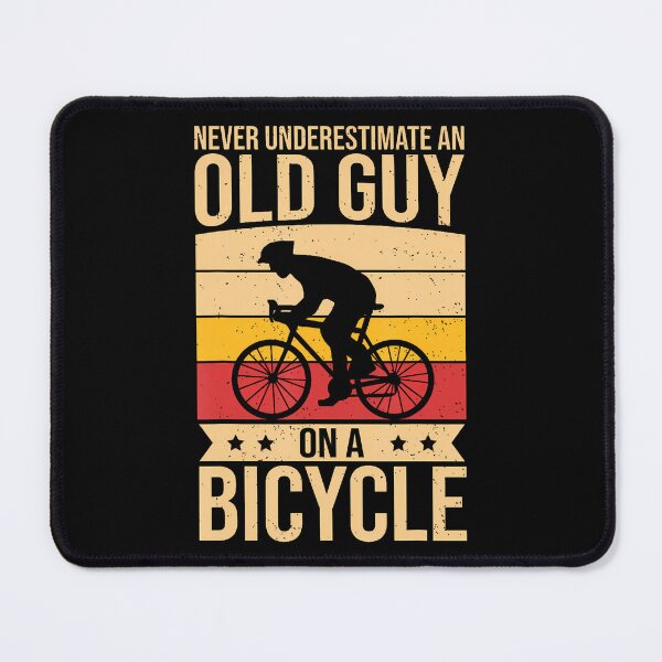 Item preview, Funny Cycling Men Biking Never Underestimate An Old Biker designed and sold by huftyfnruppe.