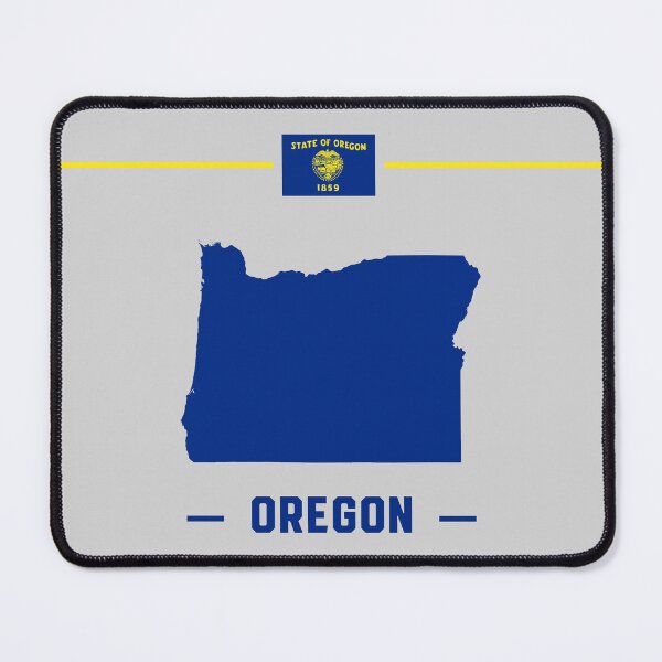 Item preview, Oregon State Pride - Classic Navy Silhouette & Flag designed and sold by mashmosh.
