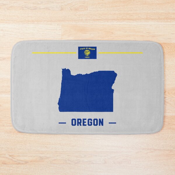 Item preview, Oregon State Pride - Classic Navy Silhouette & Flag designed and sold by mashmosh.