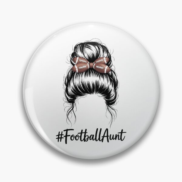 Item preview, Bleached Football Aunt Life Messy Bun Mother's Day designed and sold by EllenJast.
