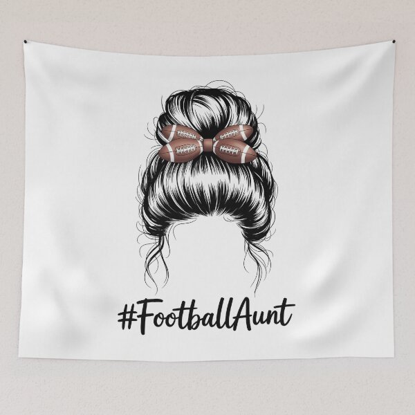 Item preview, Bleached Football Aunt Life Messy Bun Mother's Day designed and sold by EllenJast.
