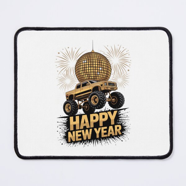 Item preview, Monster Truck New Year Happy New Year designed and sold by IdunayaStore.