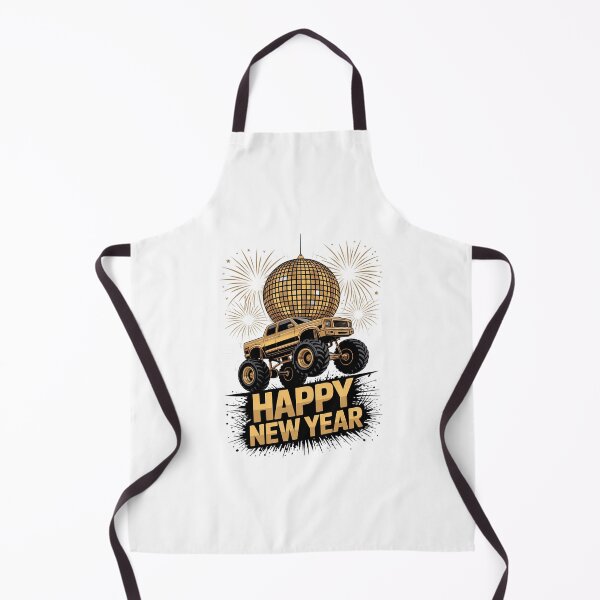 Item preview, Monster Truck New Year Happy New Year designed and sold by IdunayaStore.