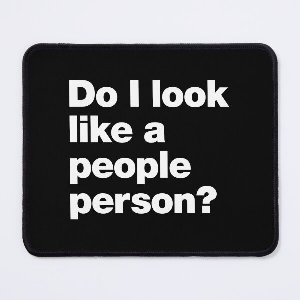 Item preview, Do I look like a people person? designed and sold by chestify.