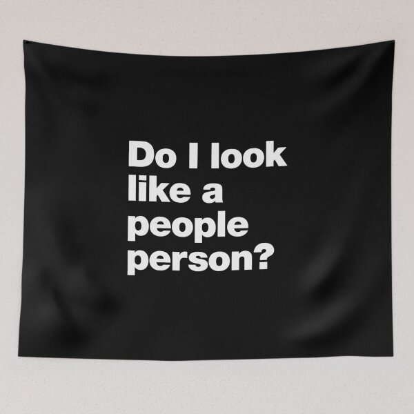 Item preview, Do I look like a people person? designed and sold by chestify.