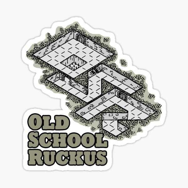 Old School Ruckus Sticker