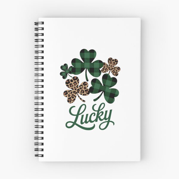 Item preview, Buffalo Plaid Leopard Shamrock Clover Lucky St Patricks Day designed and sold by EllenJast.