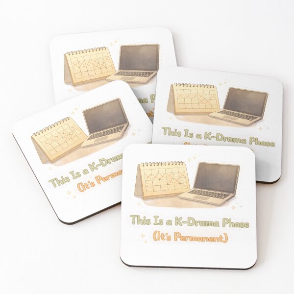 Item preview, This Is a K-Drama Phase (It’s Permanent) | Relatable K-Drama Sticker designed and sold by Soft Seoul Studio.
