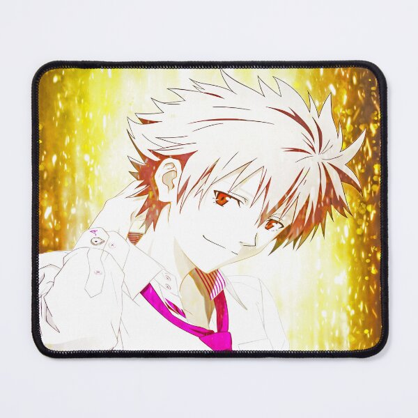 Item preview, Neon Kaworu Nagisa Evangelion Anime Soft Glow Golden Aura Gentle Mood designed and sold by Tokyonomad.