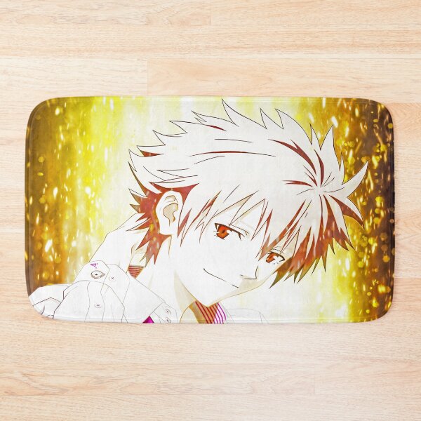 Item preview, Neon Kaworu Nagisa Evangelion Anime Soft Glow Golden Aura Gentle Mood designed and sold by Tokyonomad.