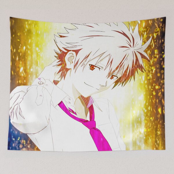 Item preview, Neon Kaworu Nagisa Evangelion Anime Soft Glow Golden Aura Gentle Mood designed and sold by Tokyonomad.