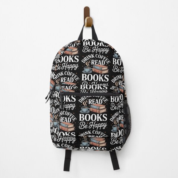 Item preview, Drink Coffee Read Books Be Happy Vintage Book Reader Readers designed and sold by huftyfnruppe.