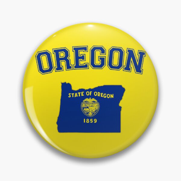 Artikelvorschau, Oregon-Stolz – Vintage-Staatsflaggen-Silhouette & College-Typografie entworfen und verkauft von mashmosh.