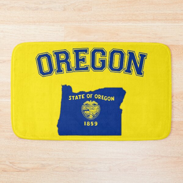 Item preview, Oregon Pride - Vintage State Flag Silhouette & Varsity Typography designed and sold by mashmosh.
