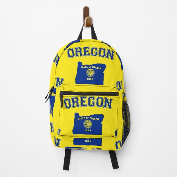 Item preview, Oregon Pride - Vintage State Flag Silhouette & Varsity Typography designed and sold by mashmosh.