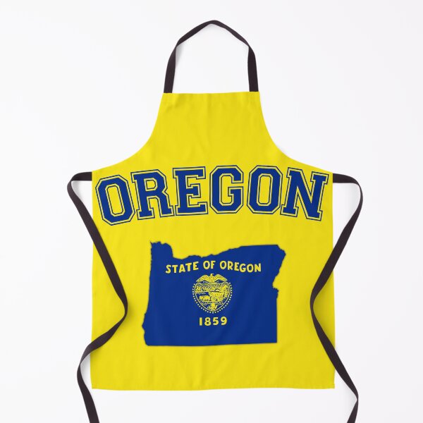 Item preview, Oregon Pride - Vintage State Flag Silhouette & Varsity Typography designed and sold by mashmosh.