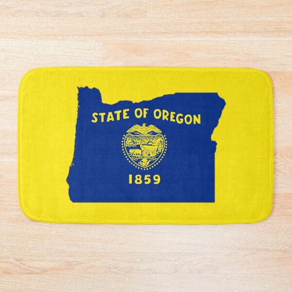 Item preview, Oregon State Map Flag - Retro Pacific Northwest Pride designed and sold by mashmosh.