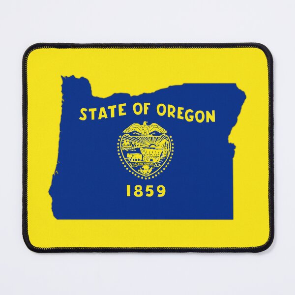Item preview, Oregon State Map Flag - Retro Pacific Northwest Pride designed and sold by mashmosh.