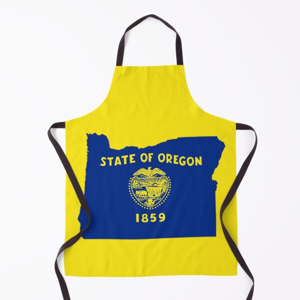 Item preview, Oregon State Map Flag - Retro Pacific Northwest Pride designed and sold by mashmosh.
