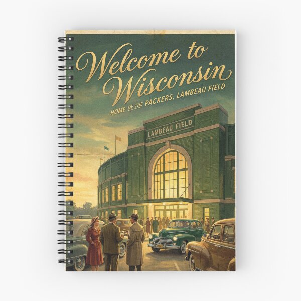 Item preview, Vintage Green Bay Lambeau Field Wisconsin Football Poster Bar Art designed and sold by Cozy-Old-Pub.