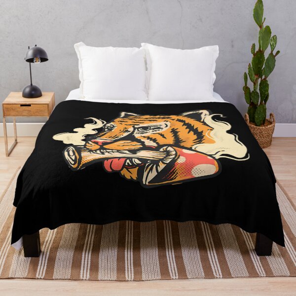 Item preview, Tiger And Mushrooms Graphic designed and sold by sayfogrodenn.