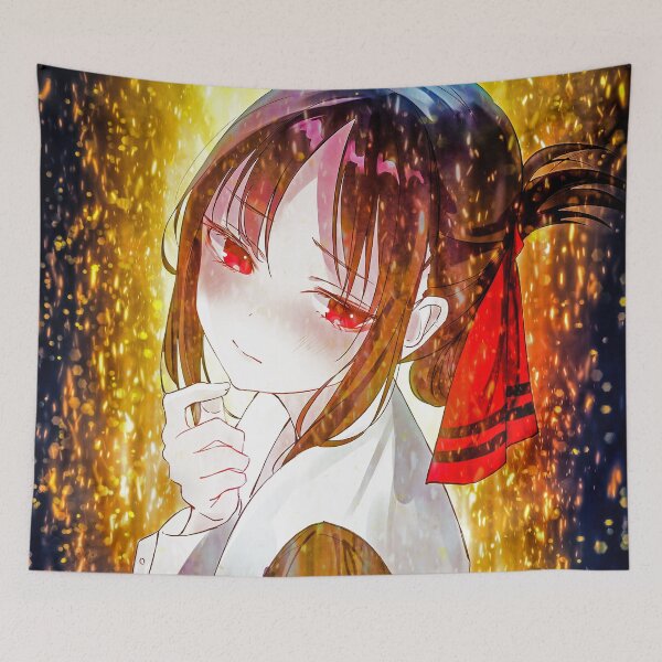 Item preview, Kaguya Shinomiya Kaguya Sama Love Is War Anime Girl Romantic Red Glow Sweet designed and sold by Tokyonomad.