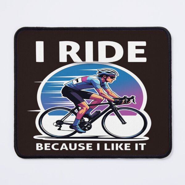 Item preview, I Ride Because I Like It – Cycling Motivation T-Shirt & Sticker Design designed and sold by Sushikidsntod.