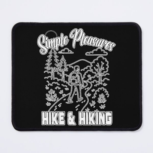Item preview, SIMPLE PLEASURES HIKE & HIKING outdoor lover hiking and camping enthusiast trail therapy nature is my therapist designed and sold by Jt41.